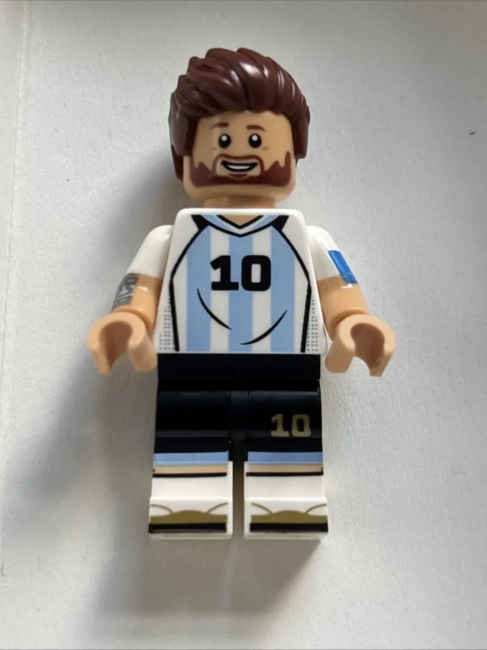 Lego Lionel Messi Minifigure #edi002 Brand New Argentina Set #43011 World Cup